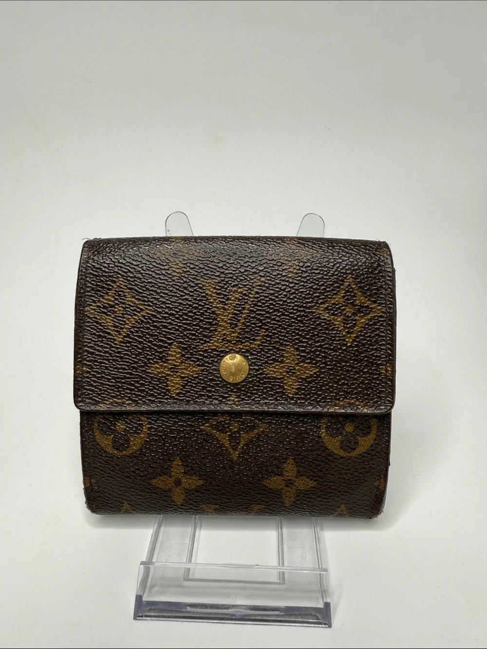 Louis Vuitton Elise Brown Monogram Wallet Tri-Fold | Unisex | Pre-Owned |